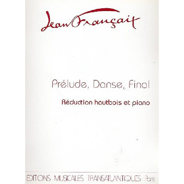 Prelude, danse et final