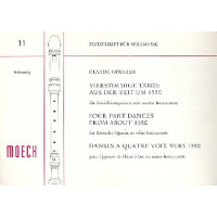 Vierstimmige Tänze aus der Zeit um 1550