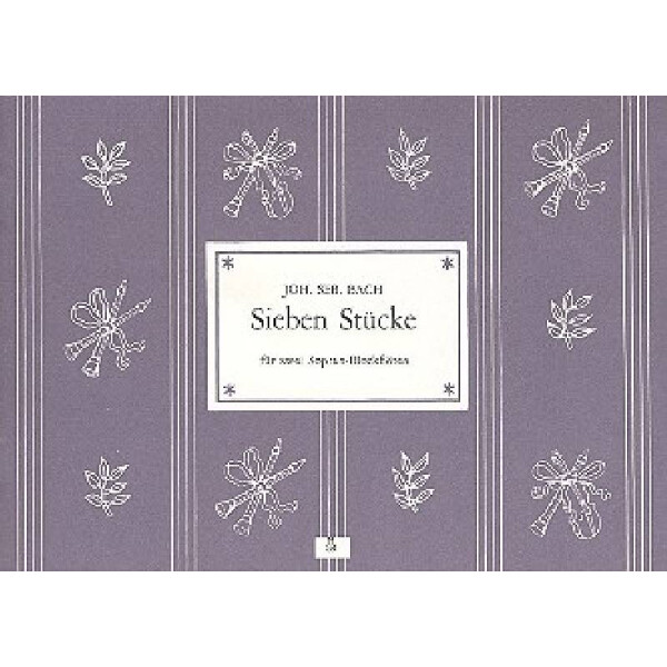 7 Stücke für 2 Sopranblockflöten