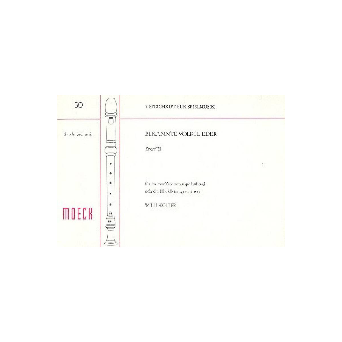 Bekannte Volkslieder Band 1 box