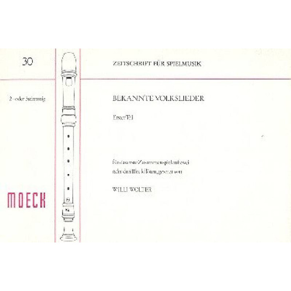 Bekannte Volkslieder Band 1