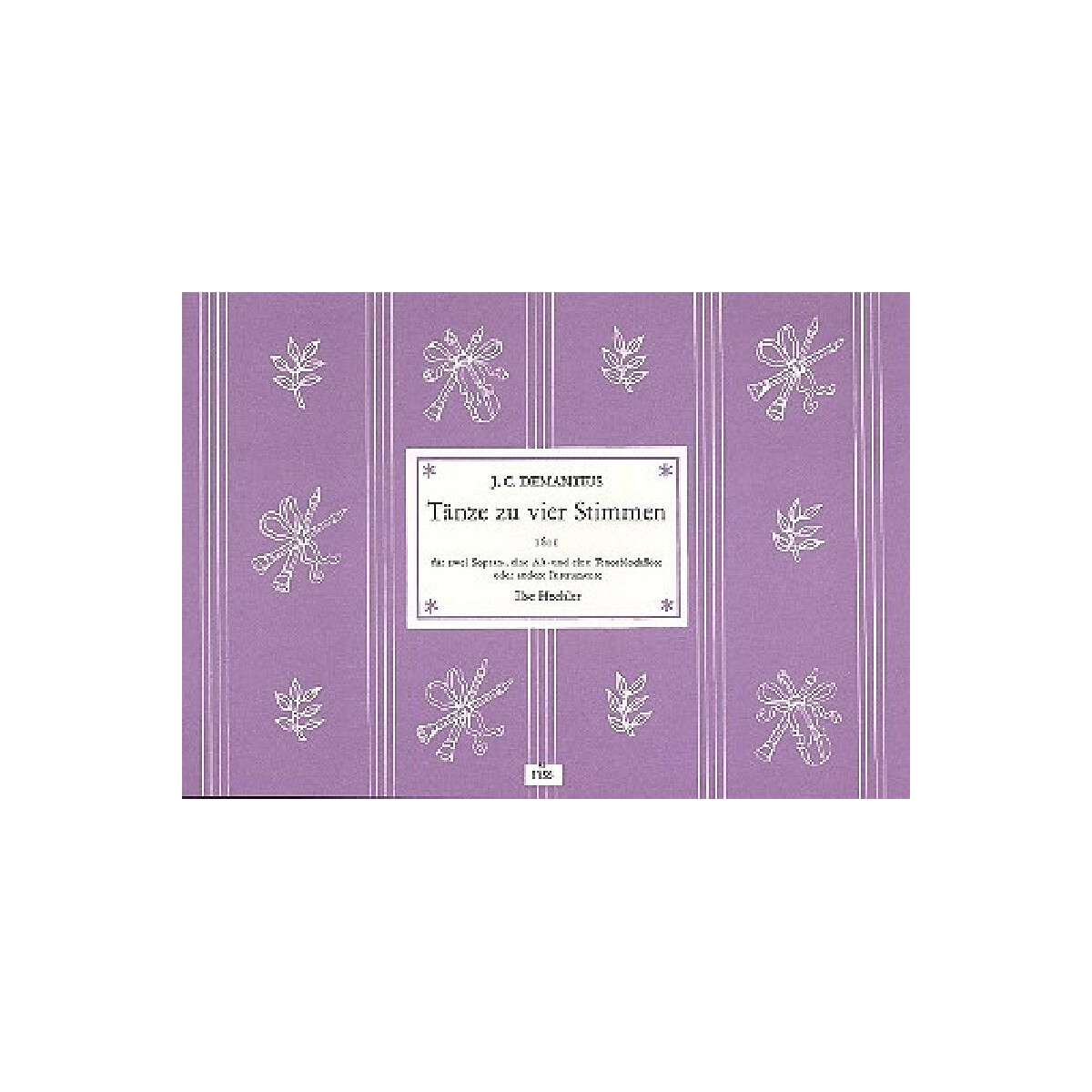 Tänze zu 4 Stimmen box