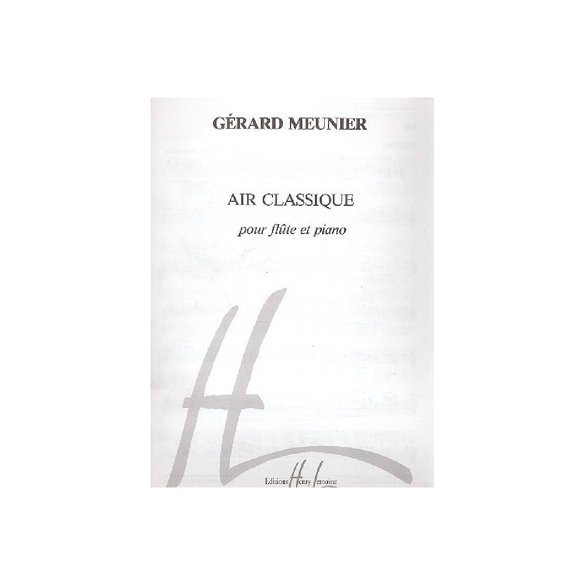Air classique pour flute