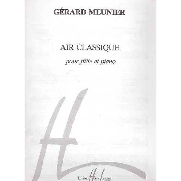 Air classique pour flute