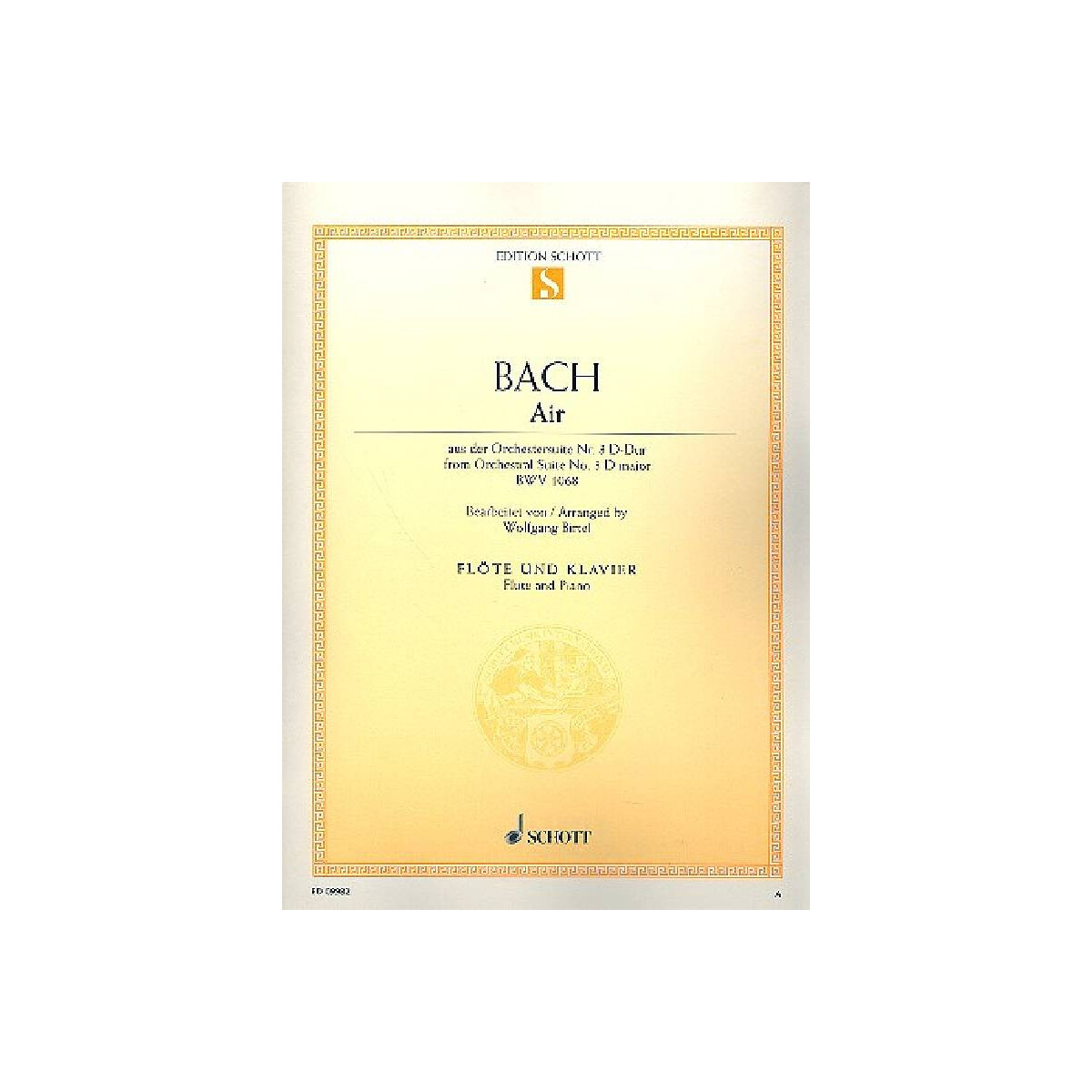 Air BWV1068 für Flöte und Klav box