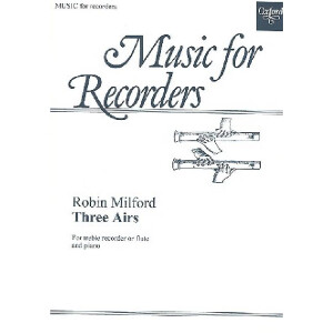 3 Airs for treble recorder
