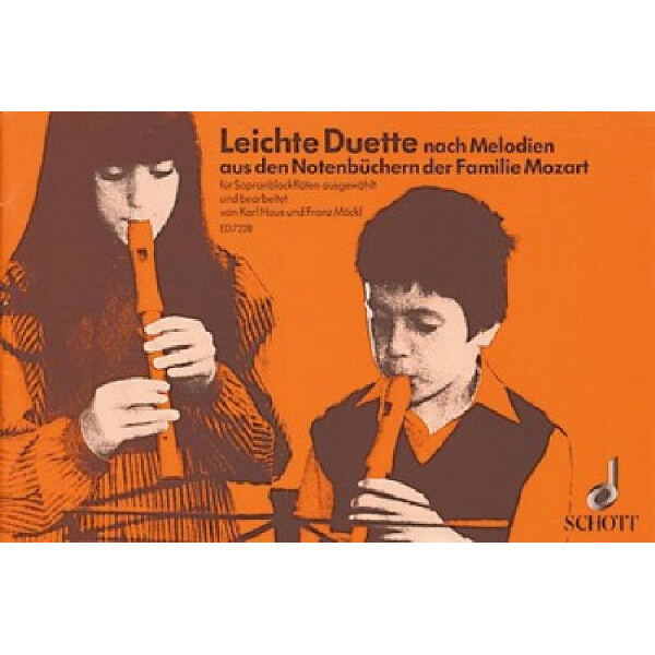 Leichte Duette nach Melodien aus dem Notenbüchlein