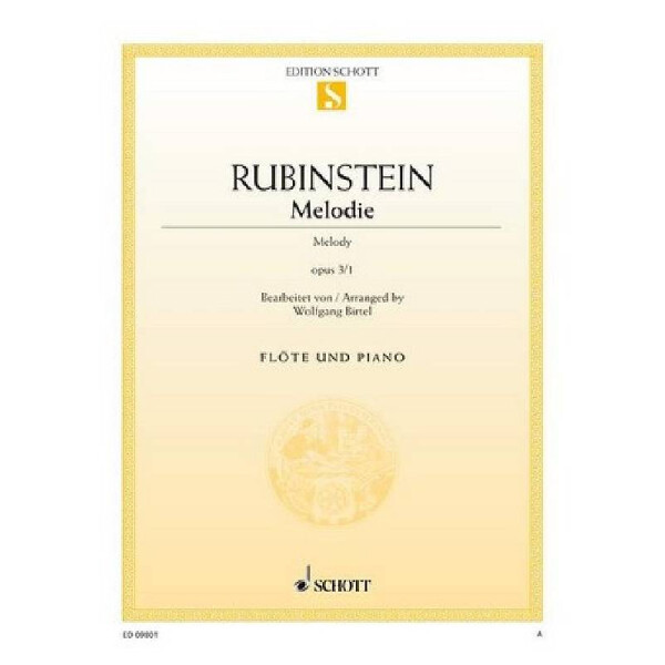 Melodie in F op.3,1 für Flöte