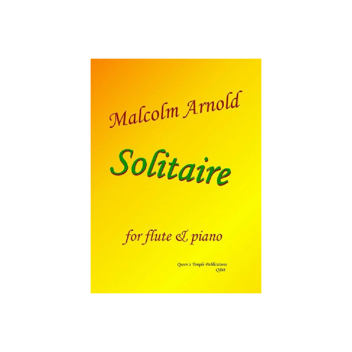 Solitaire for flute and piano box