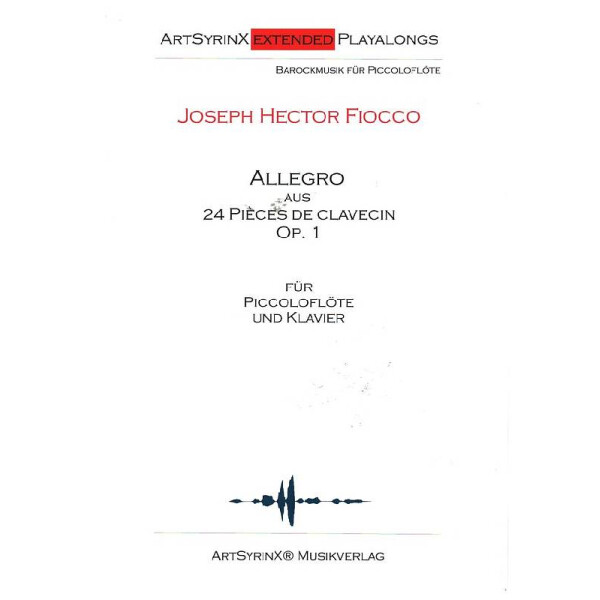 Allegro aus 24 Pièces de Clavecin op.1 (+CD)