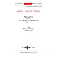 Allegro aus 24 Pièces de Clavecin op.1 (+CD)