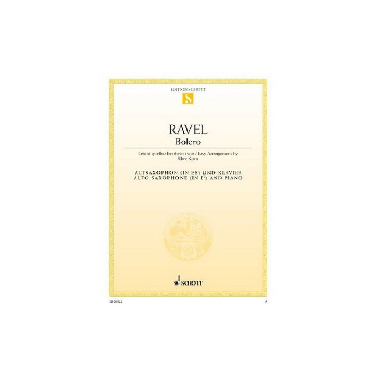 Bolero für Altsaxophon und Klavier box