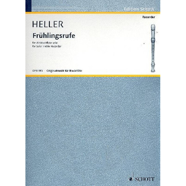 Frühlingsrufe für Altblockflöte