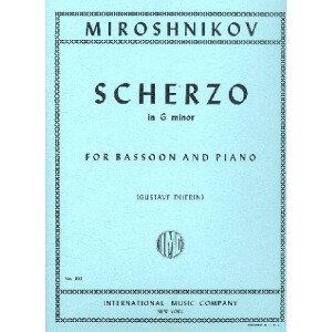 Scherzo in g Minor for bassoon and piano
