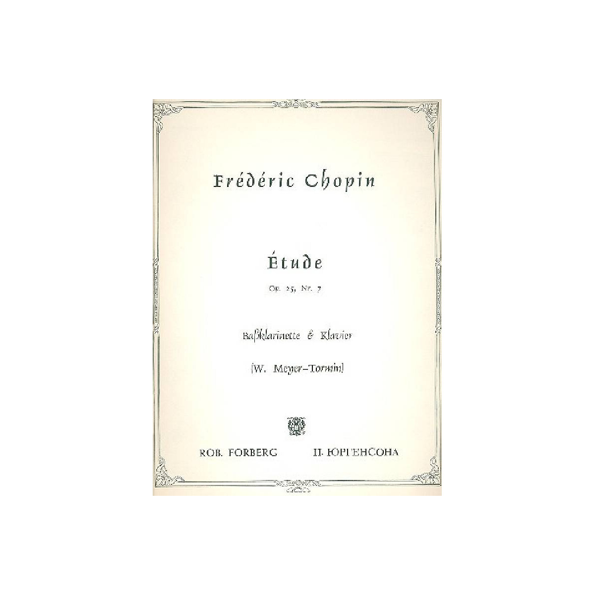 Etüde op.25,7 für box