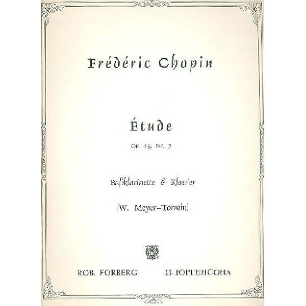 Etüde op.25,7 für