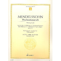 Hochzeitsmarsch op.61,9 für Flöte und Klavier