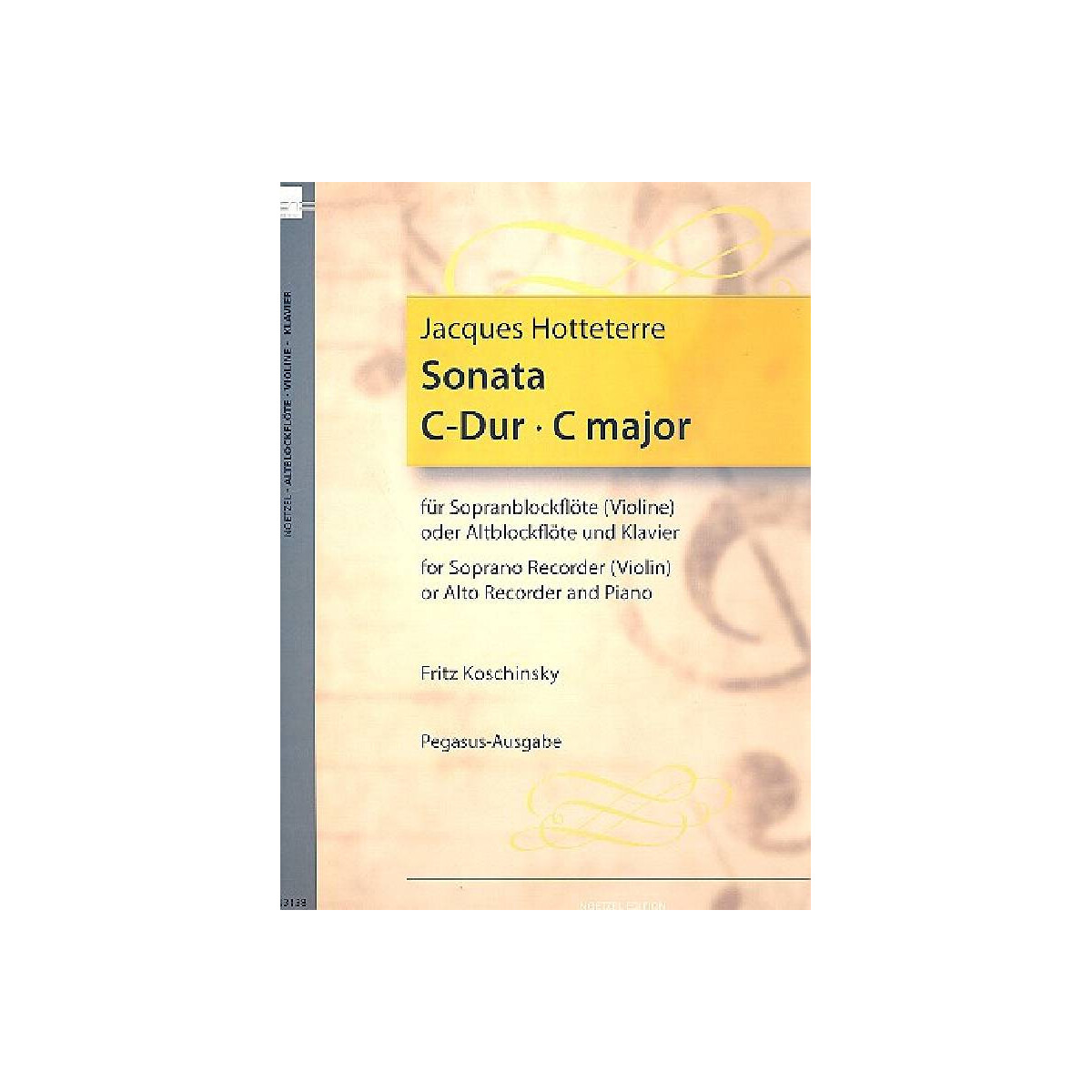 Sonate C-Dur f&uuml;r Blockfl&ouml;te