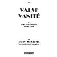 Valse Vanité for alto saxophone