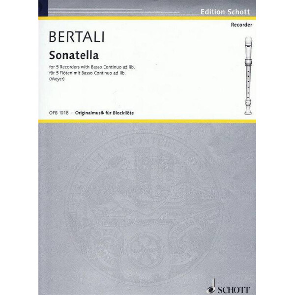 Sonatella for 5 recorders