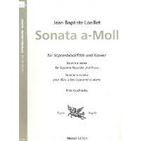 Sonata a-Moll für Sopranblock-