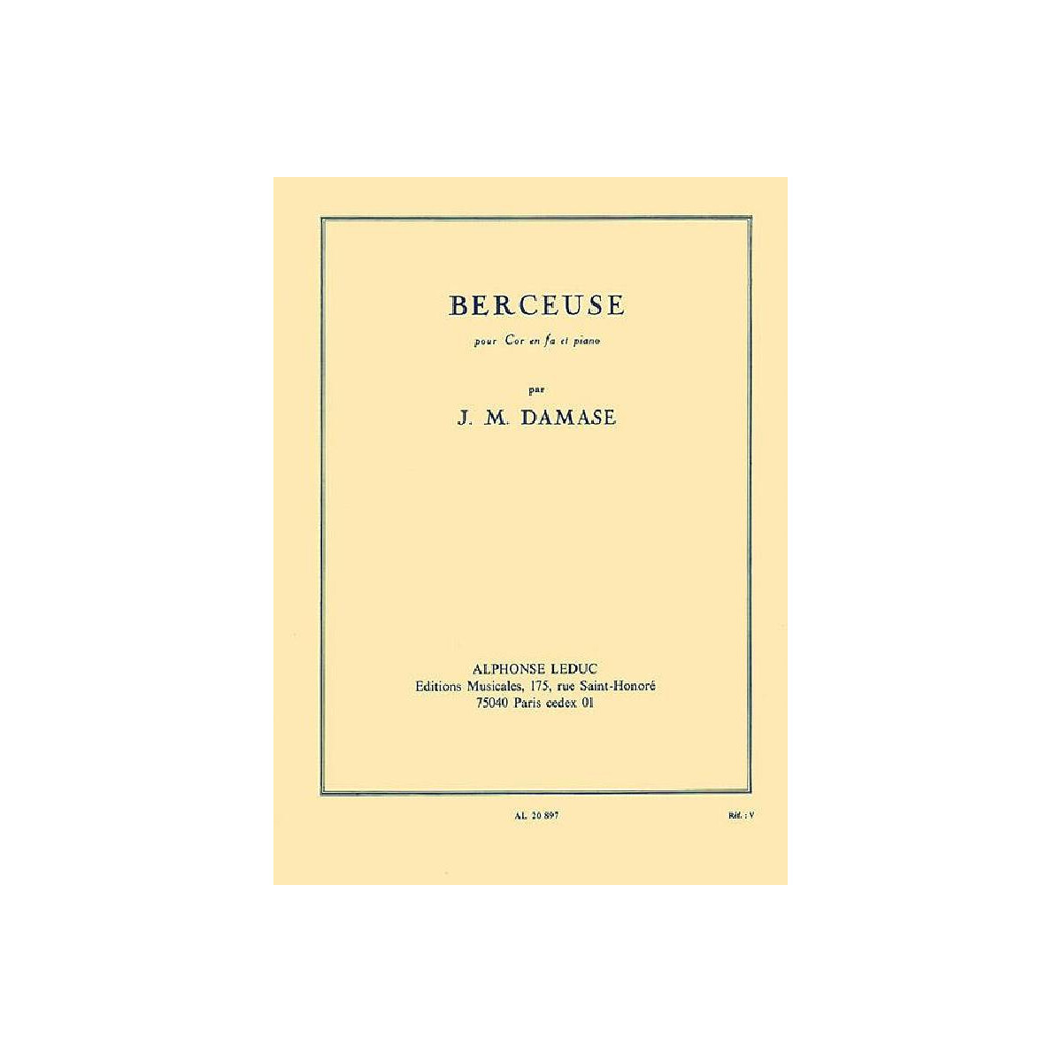 Berceuse für Horn und Klavier box