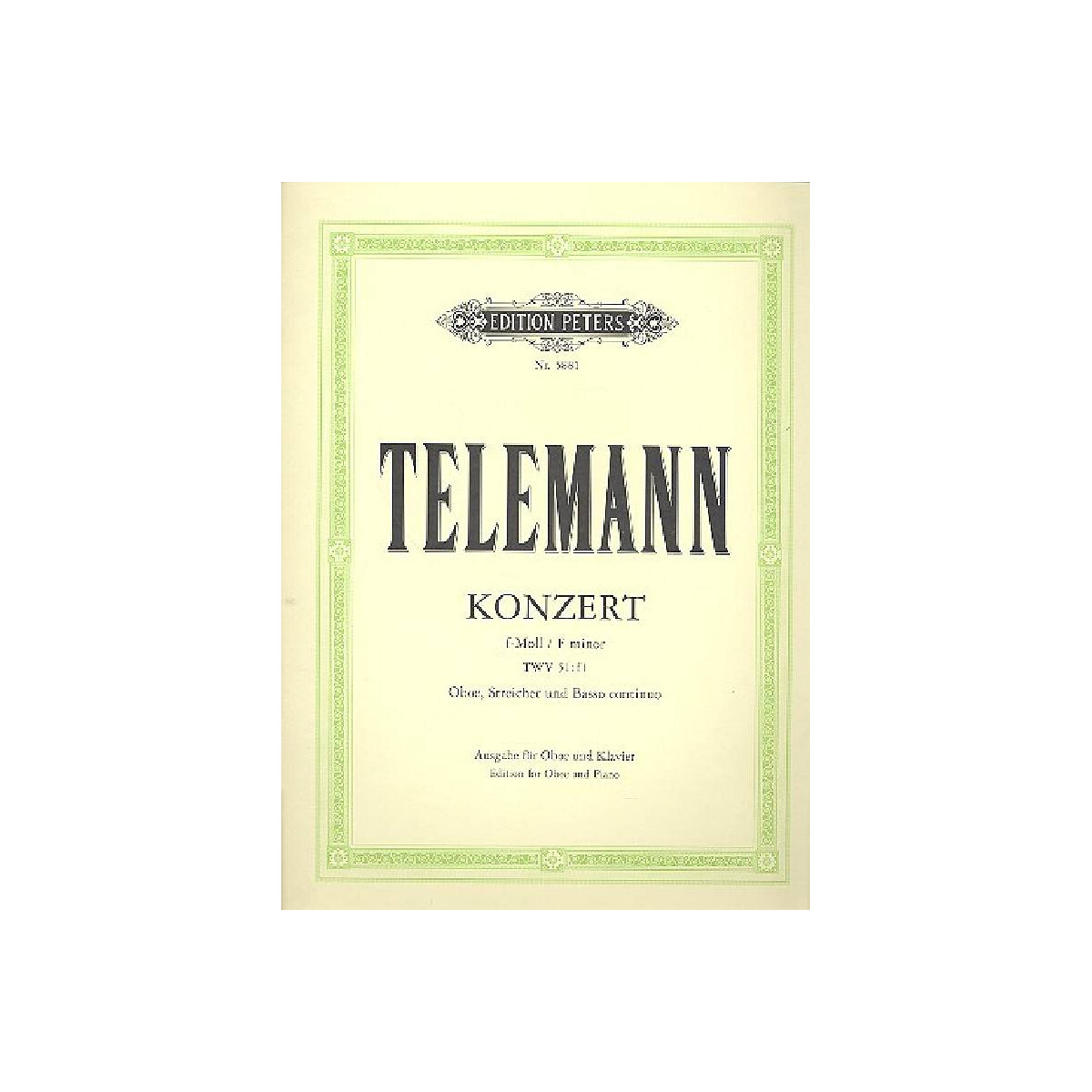 Konzert f-Moll für Oboe, Streicher  box