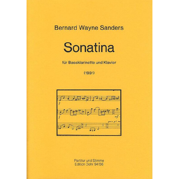 Sonatina für Bassklarinette und Klavier