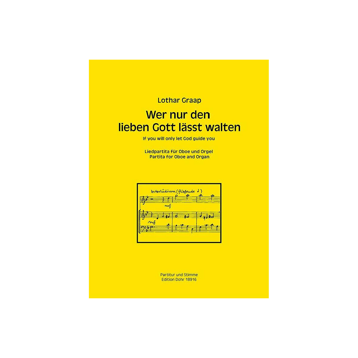 Liedpartita über Wer nur den lieben box