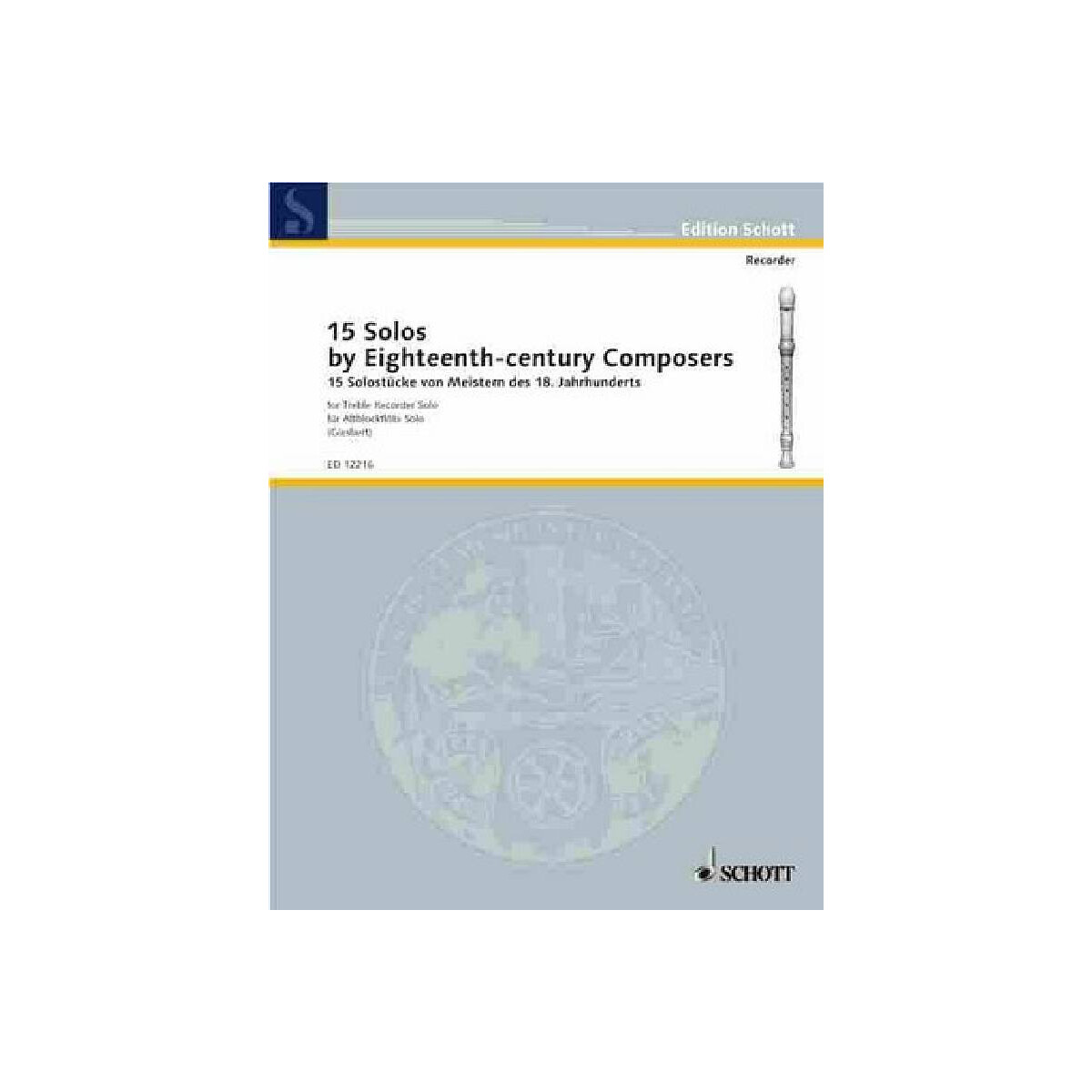 15 Solos for treble recorder box