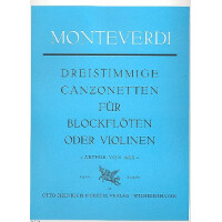 Dreistimmige Canzonetten
