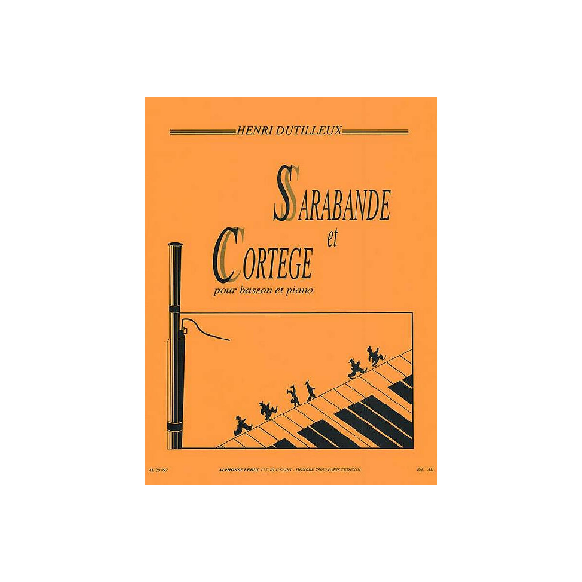 Sarabande et cortege pour basson box