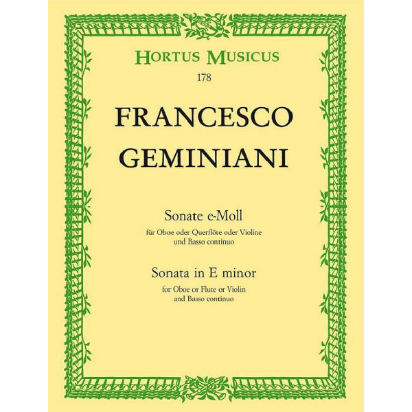 Sonate e-Moll