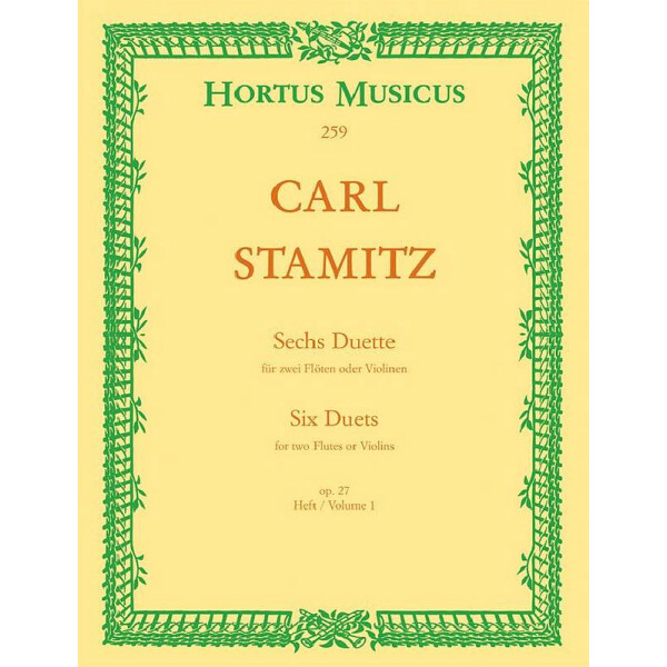 6 Duette op.27 Band 1 (Nr.1-3)