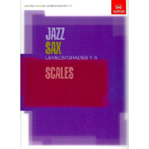 Jazz sax scales levels 1-5