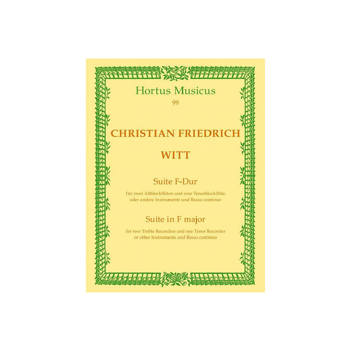 Suite F-Dur für 3 Blockflöten box