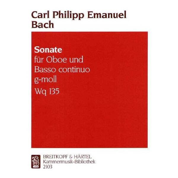 Sonate g-Moll WQ135