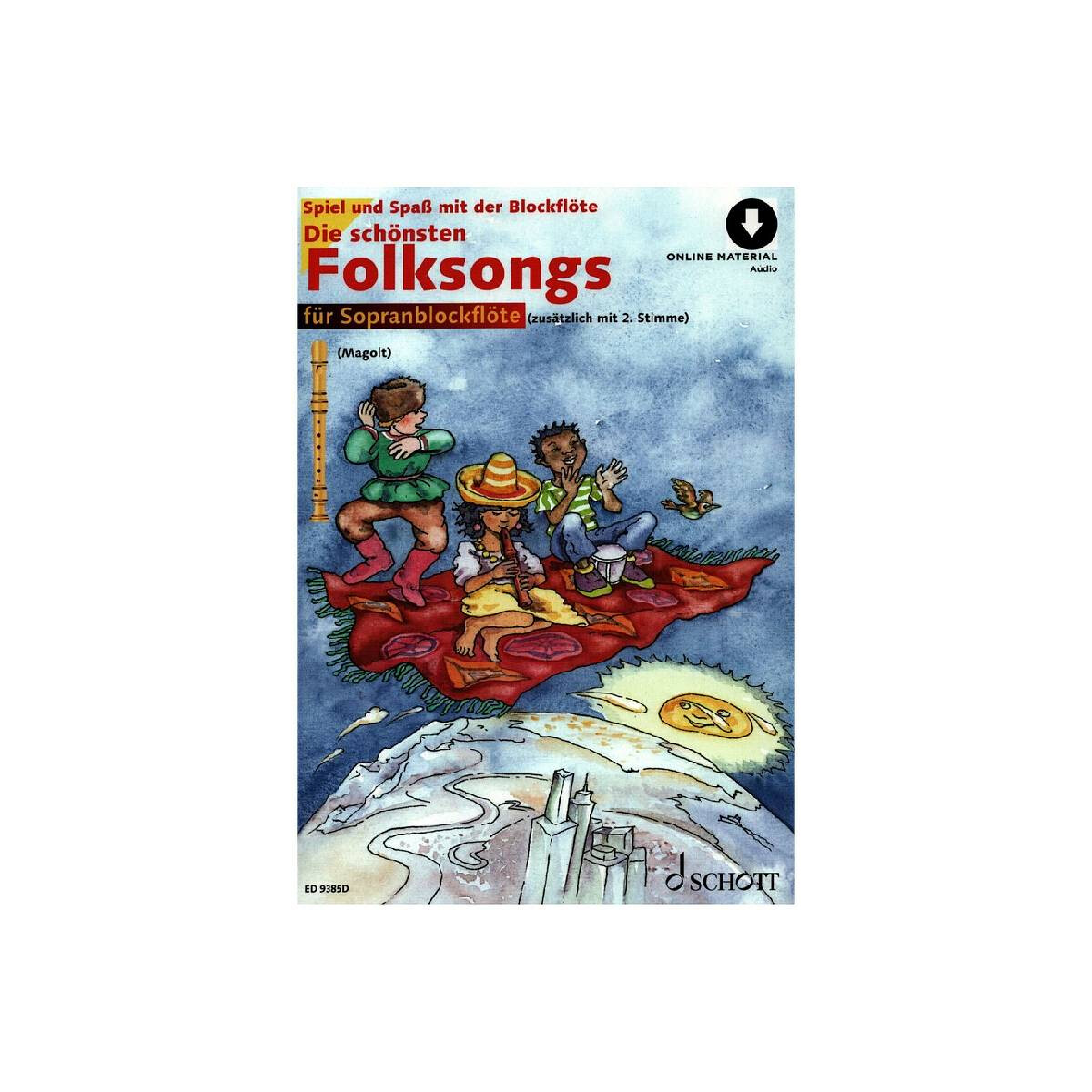 Die schönsten Folksongs (+Online Au box