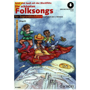 Die schönsten Folksongs (+Online Audio)
