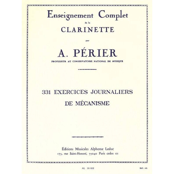 331 Exercices journaliers de mécanisme