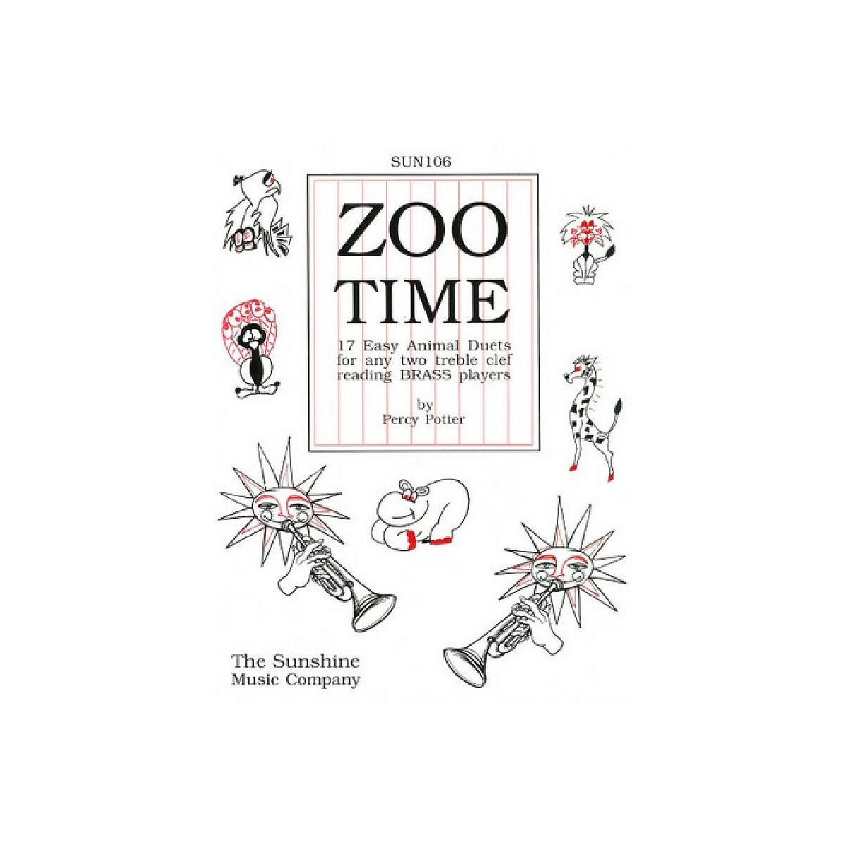 Zoo Time 17 easy animal duets box