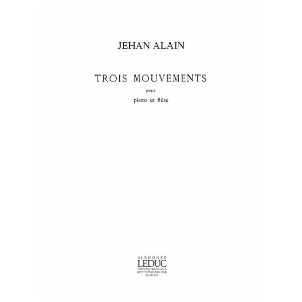 3 mouvements pour flûte et piano