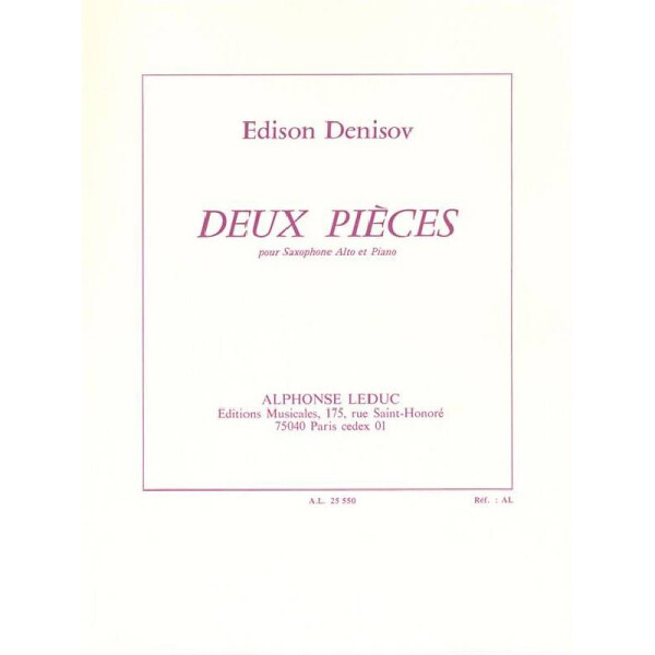 2 pièces pour saxophone