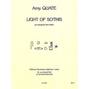 Light of Sothis pour saxophone alto
