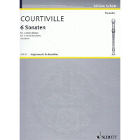 6 Sonaten für 2 Altblockflöten