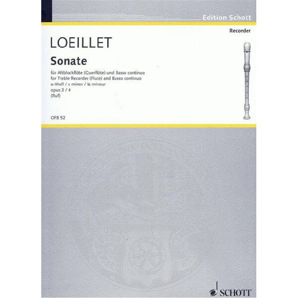 Sonate a-Moll op.3,4 für