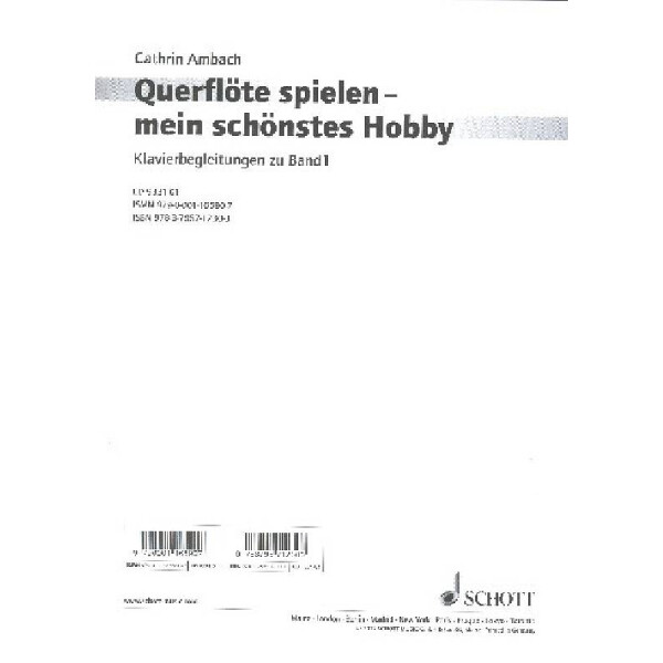 Querflöte spielen mein schönstes Hobby Band 1