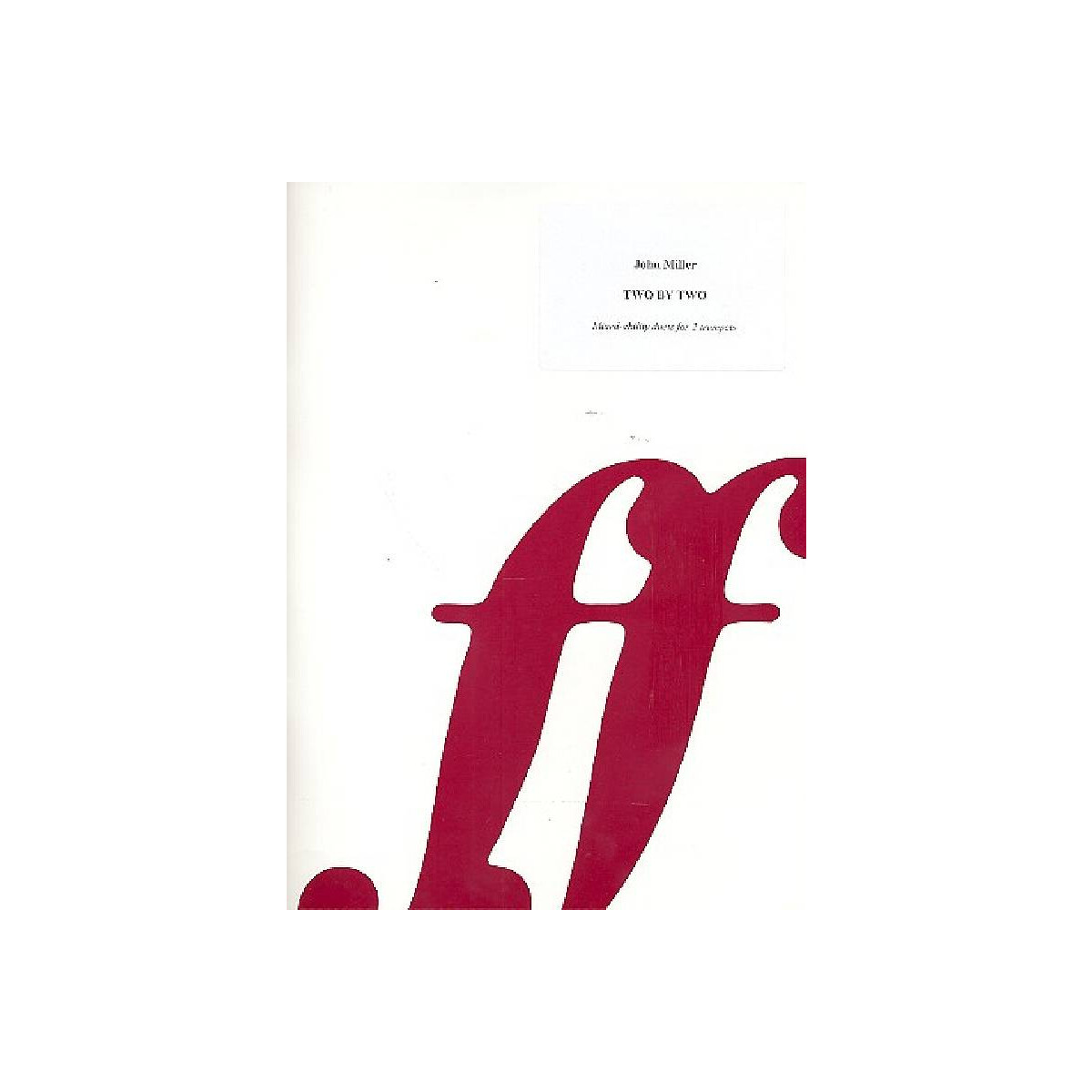 Two by two for 2 trumpets box