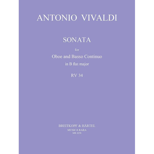 Sonata B flat major RV34