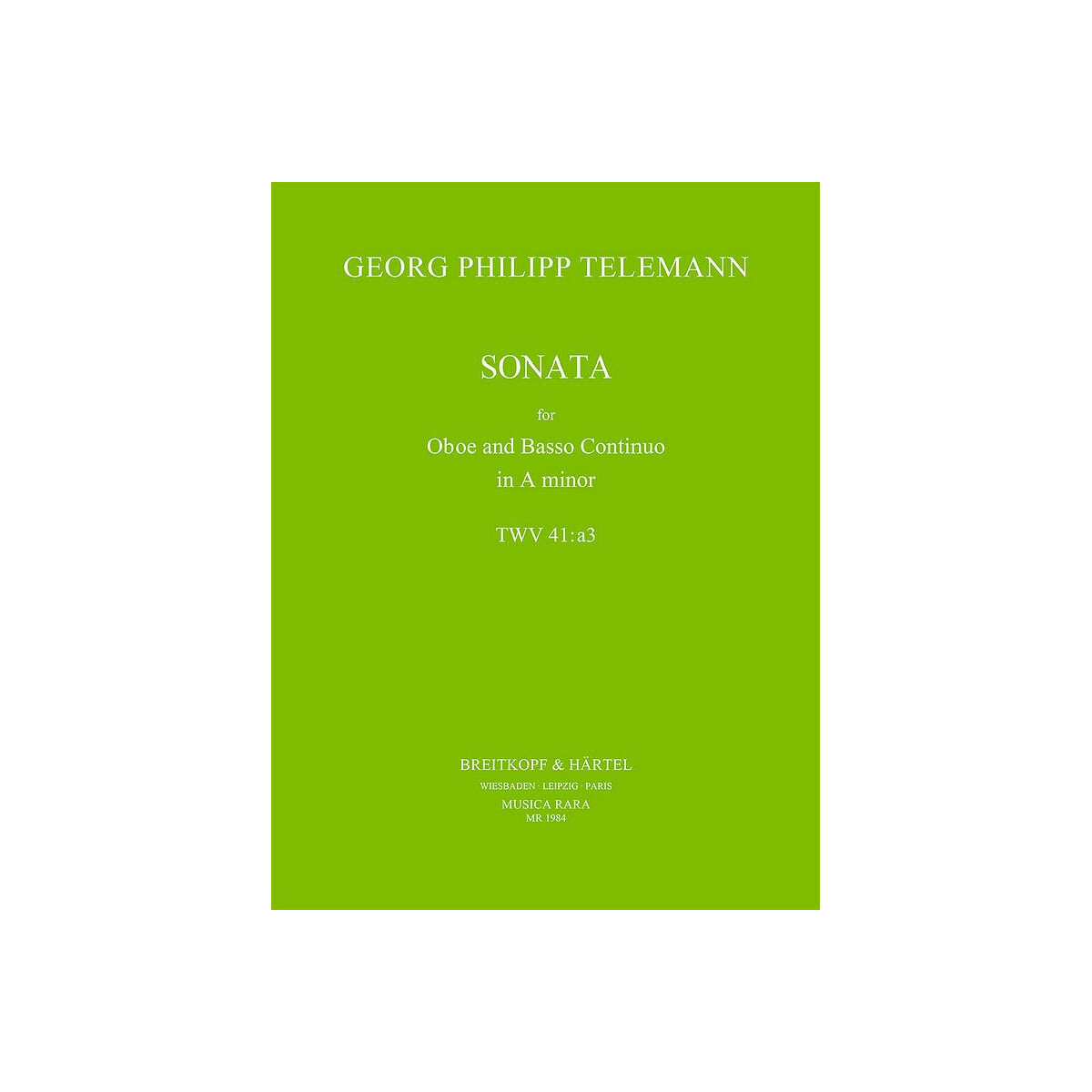 Sonate a-Moll TWV:a3